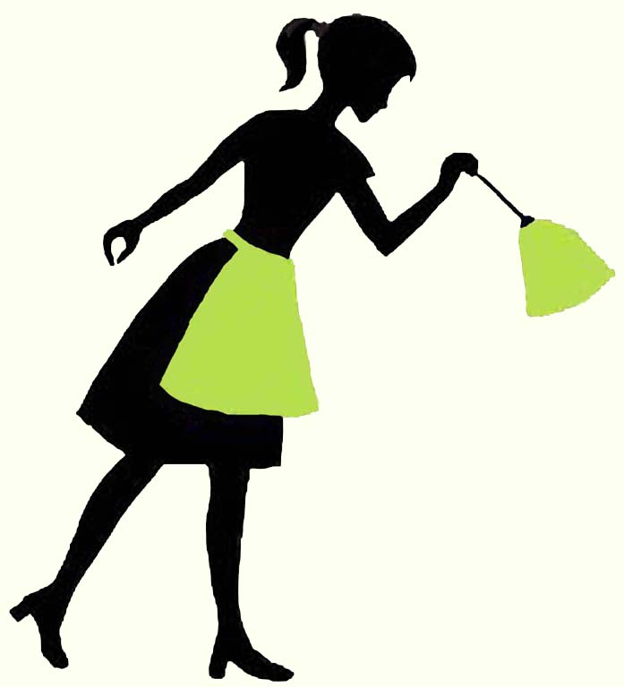 woman cleaning house clipart - photo #13